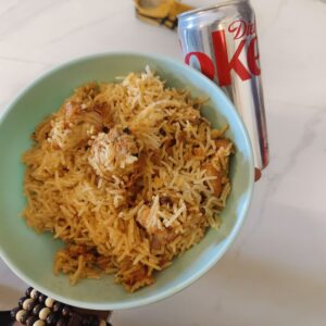 Biryani Half + Coke