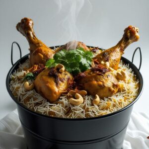 Zafarani Biryani Half + Chicken Lollipop